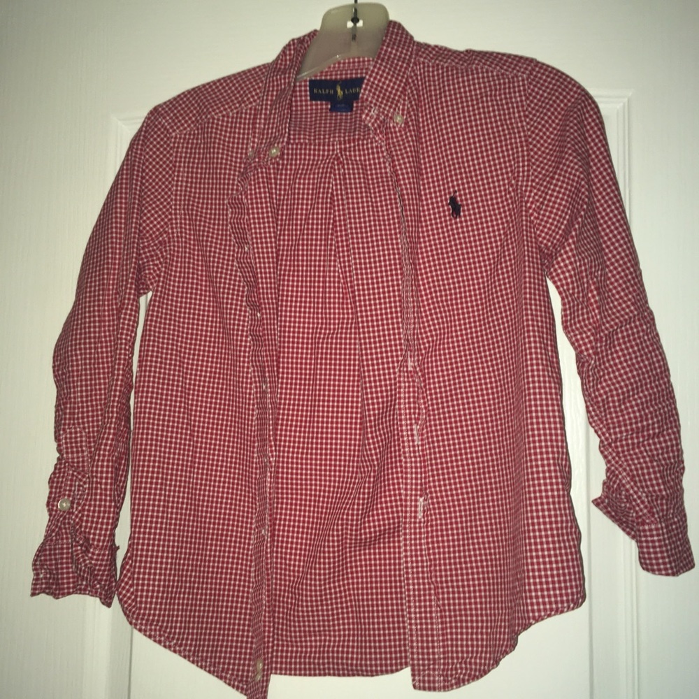Boy button up shirt long sleeve